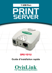 OvisLink OP2-101U print server