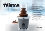 Tristar CF-1603 chocolate fountain