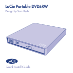 LaCie Portable DVD±RW, USB 2.0, 8x
