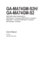 Gigabyte GA-MA74GM-S2H rev. 3.0