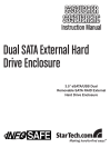 StarTech.com 3.5in eSATA USB Dual Removable SATA RAID External Hard Drive Enclosure