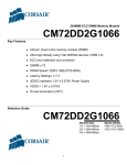 Corsair CM72DD2G1066 memory module