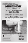 Applica SpaceMaker 12-Cup Coffeemaker