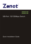 Zonet ZFS3018P network switch