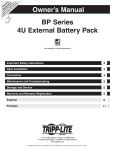 Tripp Lite External 192V 4U Rack/Tower Battery Pack for select UPS Systems (BP192V18-4U)