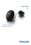 Philips Tapster SHB7110 Bluetooth stereo headset