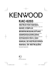 Kenwood Electronics KAC-6203 High Quality 2-channel Power Amplifier