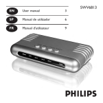 Philips SWV6813 Automatic 3 Inputs / 1 Output HDMI Switcher