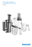 Philips Pure Essentials Collection Juicer HR1858/91