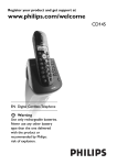 Philips CD1451B Cordless phone answer machine