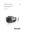 Philips AZ1856 MP3 CD Soundmachine