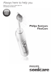 Philips Sonicare FlexCare Rechargeable sonic toothbrush HX6982