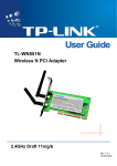 TP-LINK 300Mbps Wireless N PCI Adapter