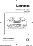 Lenco Klokradio CR-3303