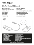 Kensington USB Mini Dock with Ethernet