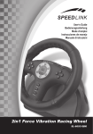 SPEEDLINK 2 in1 Force Vibration Racing Wheel