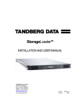 Tandberg Data 1U StorageLoader LTO2 SCSI