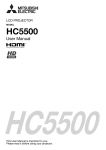 Mitsubishi Electric HC5500 data projector