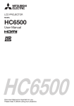 Mitsubishi Electric HC6500 data projector