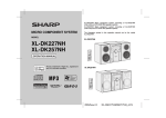 Sharp XL-DK257NH home audio set