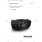 Philips AZ1846 MP3 CD Soundmachine