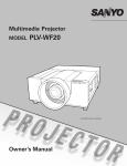 Sanyo PLV-WF20 Professional Widescreen Projector