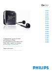 Philips GoGear MP3 player SA2825