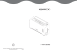 Kenwood TTM312 toaster