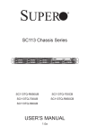 Supermicro SuperChassis 113TQ-R650UB, Black
