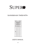 Supermicro SuperServer 7045W-NTR+B, Black