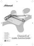 Rexel ClassicCut CL410 Guillotine