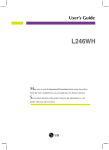 LG 24" LCD L246WH