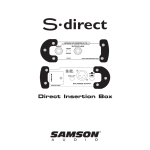 Samson S-direct Direct Box