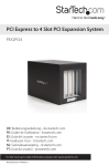 StarTech.com PCI Express to 4 Slot PCI Expansion System