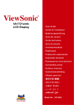 Viewsonic LED LCD VA1721wmb