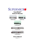 Supermicro Superblade SBM-GEM-001Gigabit Ethernet module