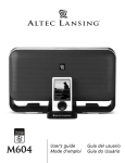 Altec Lansing M604 docking speaker