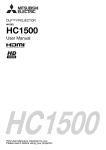 Mitsubishi Electric HC1500 data projector