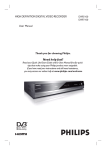 Philips DVR7100 HDMI 1080i Digital Video Recorder