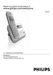 Philips SE4451S Cordless phone answer machine