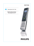 Philips SRM7500 Multimedia Remote Control