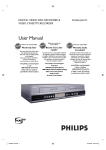 Philips DVDR3435V DVD Recorder/VCR