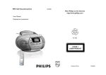 Philips AZ1302 MP3 CD Soundmachine
