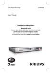 Philips DVDR3380 DVD Player/Recorder