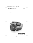 Philips AZ1816 MP3 CD Soundmachine