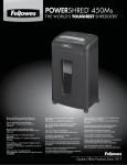 Fellowes MicroShred 450Ms Micro-Cut Shredder