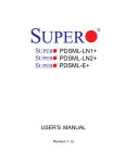 Supermicro PDSML-LN2+ motherboard