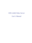 Axis 240Q Video Server