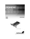 StarTech.com 2 Port ISA RS232 Serial Adapter Card with 16550 UART
