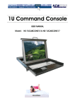 Newstar KVM command console, 17" LCD screen